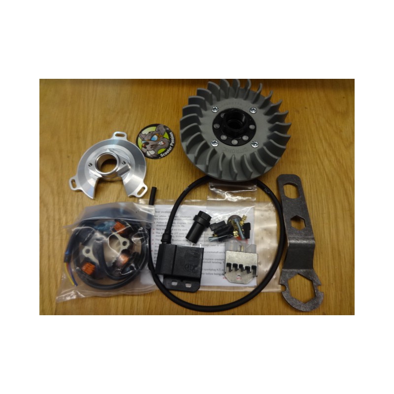 onsteking elektronische 12V lambretta frans LD te koop