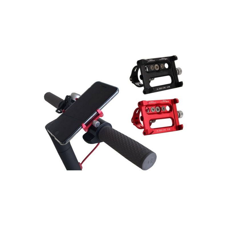 support smartphone aluminium pour guidon trottinette électrique