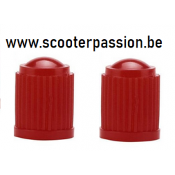 Set 2 ventieldopjes Vespa, Lambretta, step