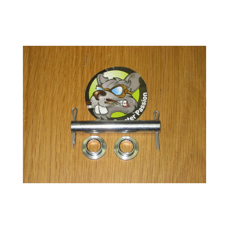 Kit de fixation béquille Lambretta D, LD - ORIGINE axe 12mm