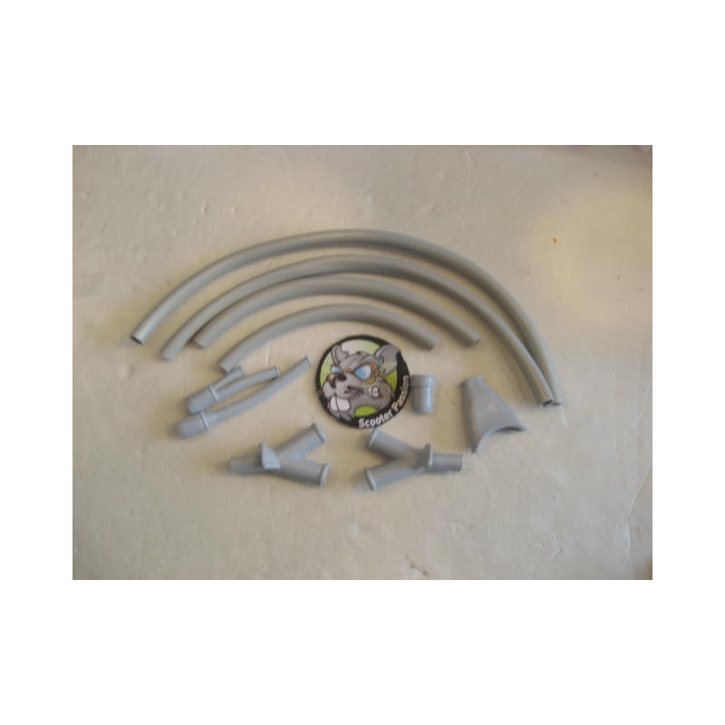 Rubber buitenkabel beschermingsset stuur Lambretta LD 1955