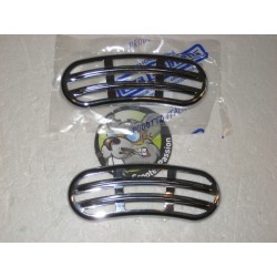 Chrome grill rooster set zijpaneel Lambretta LD