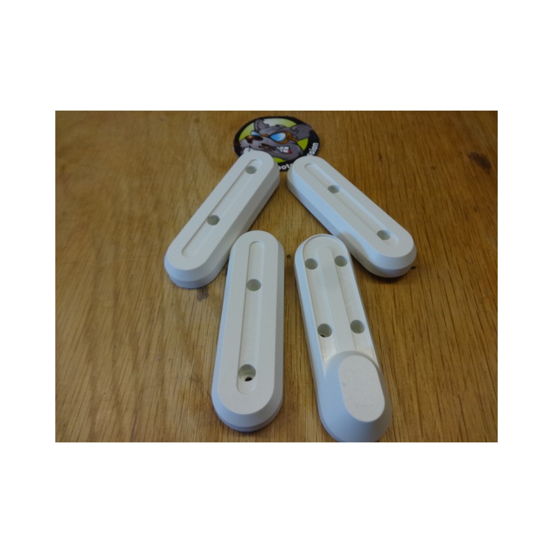 kit caches fixation pour roues blanc trottinette electrique xiaomi m365