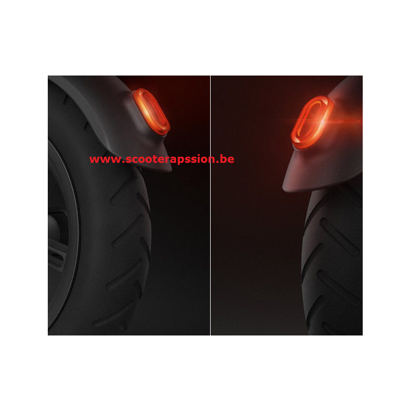 Garde Boue Arrière avec feu LED pour Trottinette Électrique Xiaomi M365 et  PRO