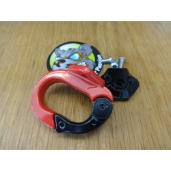 Helm/tas haak ZWART/ROOD...