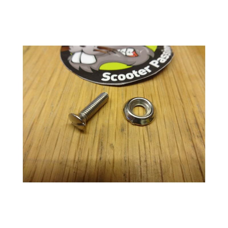 Vis et rondelle de fixation cerclage de phare Vespa