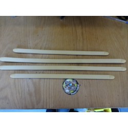 Set 4 vloerrails Lambretta F