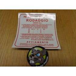 sticker roddagio vespa piaggio belgie VNB GT VBB GL