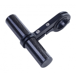 Extension SIMPLE guidon cadre - support d'accessoires NOIR CARBONE