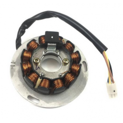 Onsteking grondplaat stator...