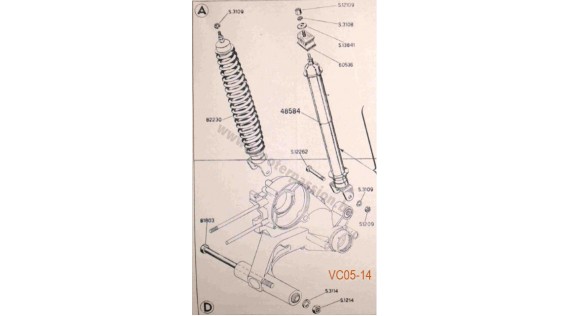 Amortisseur arrière