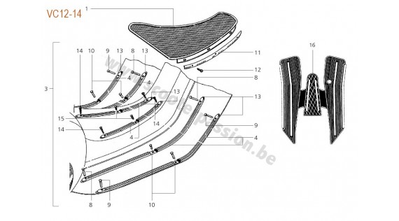 Baguettes de plancher et tapis de sol 