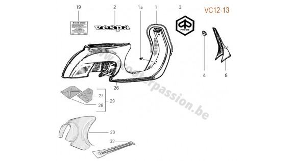 Châssis et emblèmes