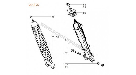 Amortisseur arrière