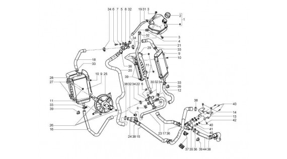 Système de refroidissement et d'alimentation en carburant 