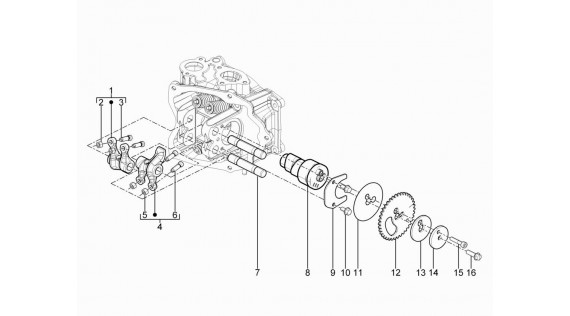 Arbres à cames et culbuteurs