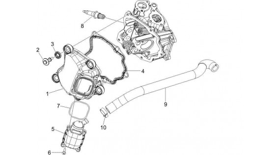 Cache soupapes, reniflard et bougie
