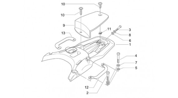 Porte-paquets et boucle arrière