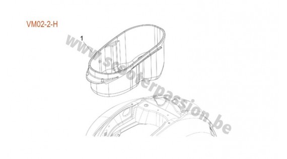 Compartiment sous selle