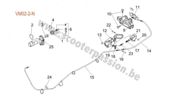 Système de verrouillage de selle 