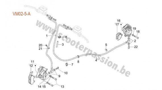 Durites et étriers de freinage