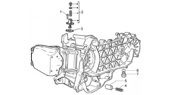 Tendeur de chaîne et valve de pression d'huile