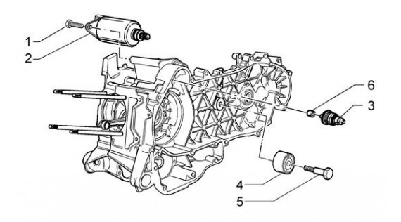 Démarreur et poulie d'entraînement