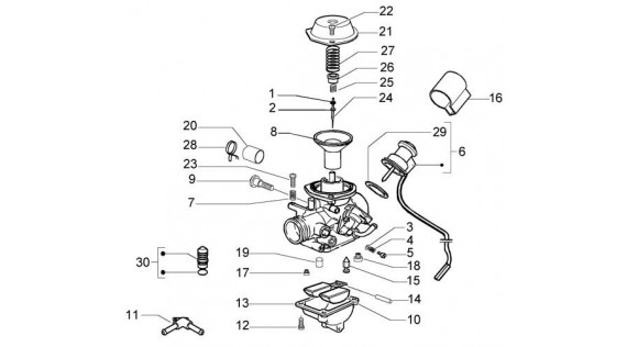 Carburateur - Pièces détachées
