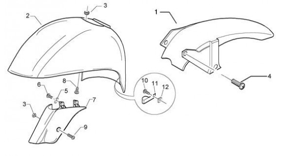 Gardes boue avant et arrière
