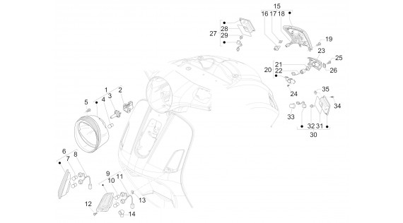 Phare, feu et clignoteurs 