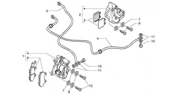 Durites et étriers de freinage
