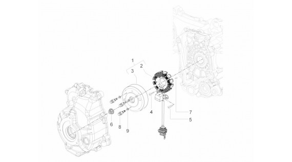 Stator et rotor d'allumage