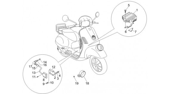 Régulateur et bobine haute tension