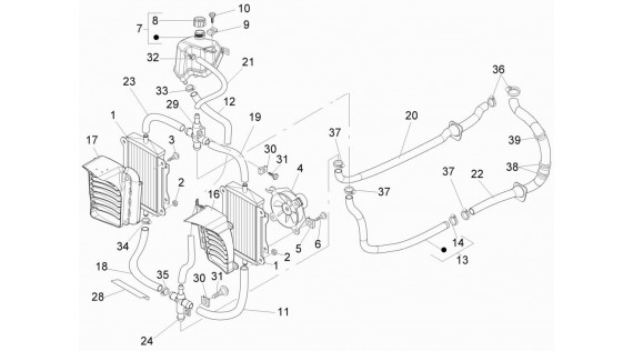 Système de refroidissement et d'alimentation de carburant
