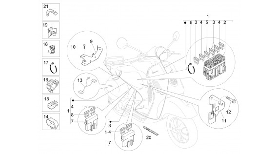Faisceau et porte-fusibles