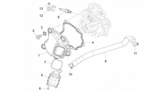 Cache soupapes, reniflard et bougie