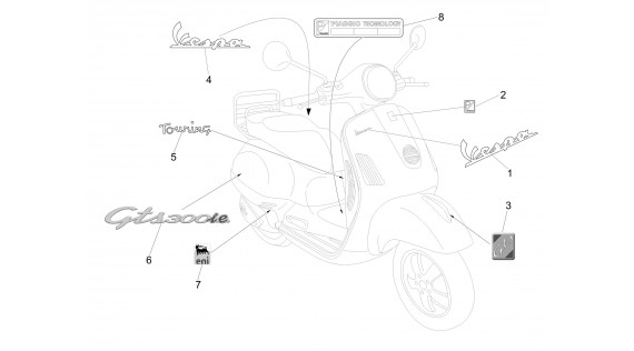 Emblème et monogrammes