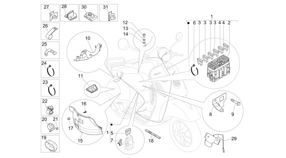 Faisceau et porte-fusibles