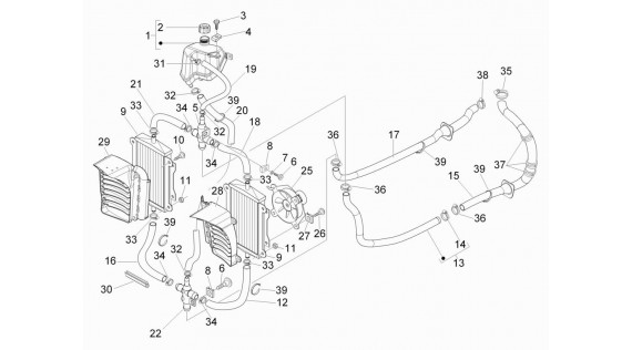 Système de refroidissement et d'alimentation de carburant 