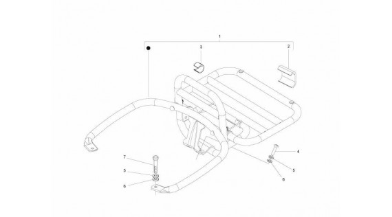 Porte-paquets et boucle arrière