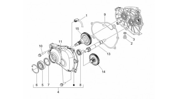 Transmission de roue arrière