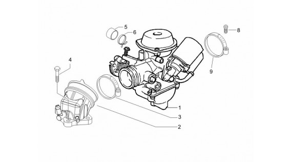 Pipe d'admission et carburateur