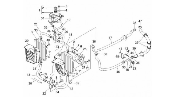 Système de refroidissement et d'alimentation de carburant