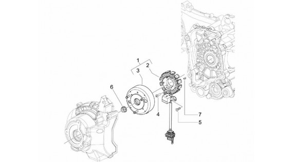 Stator et rotor d'allumage