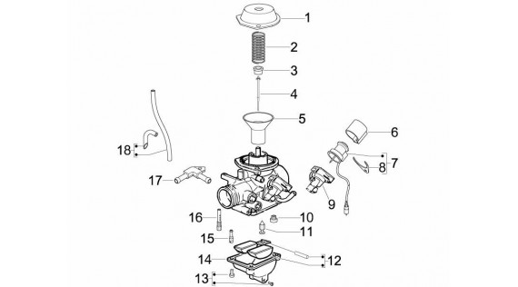 Carburateur - Pièces détachées