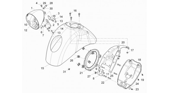 Gardes-boue avant et arrière