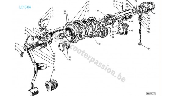 Système de kick et boîte de vitesses