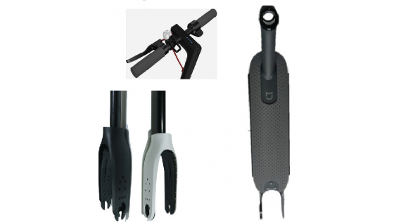 Châssis, fourche et guidon - Frame, vork en stuur Xiaomi M365