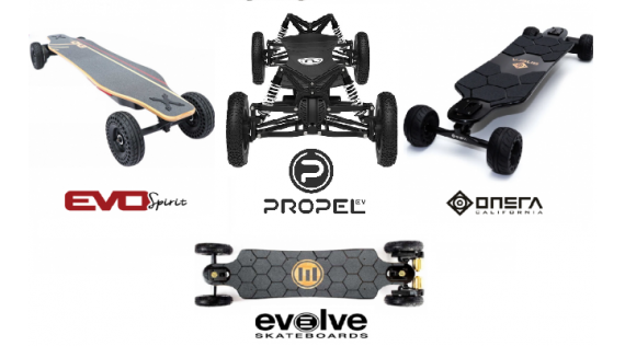 ELEKTRISCHE SKATEBOARDS - PROPEL, EVO SPIRIT, EVOLVE, ONSRA