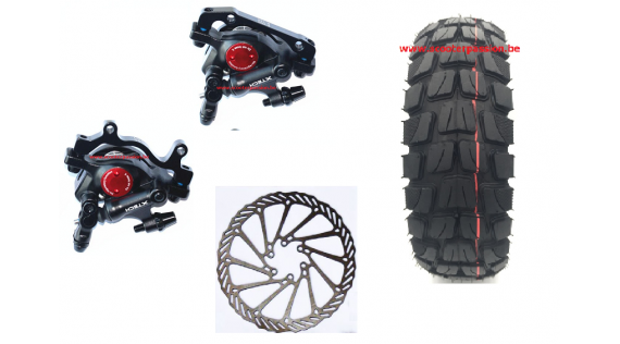 band, rem en wiel eletrische step Power Zero 10X